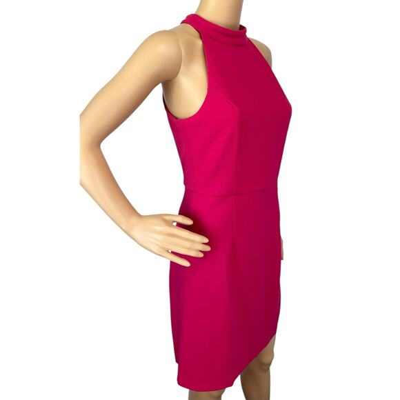 NWT She + Sky Halter Mini Dress Pink Sleeveless Size M - Picture 3 of 11